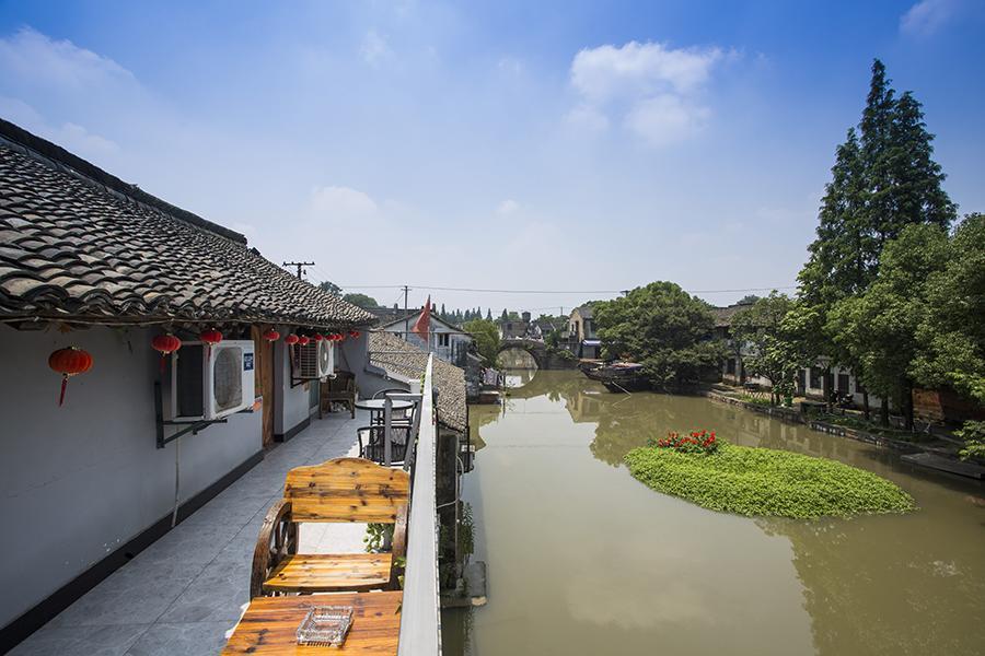 Wuzhen Helan Bridge Inn Tongxiang Exterior foto